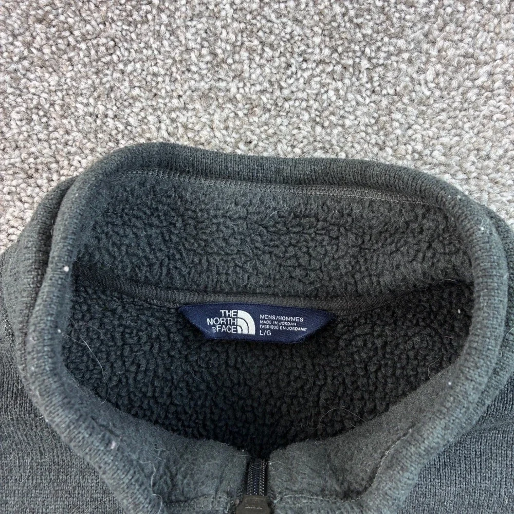 The North Face Gordon Lyons Jacket Mens Large Gray Fleece Full Zip NF0A33R5